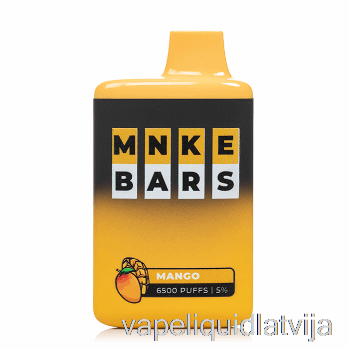 Mnke Bars 6500 Vienreizējās Lietošanas Mango Vape šķidrums